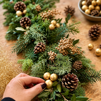 Workshop Kerstkrans/Kerstguirlande - do 10/12
