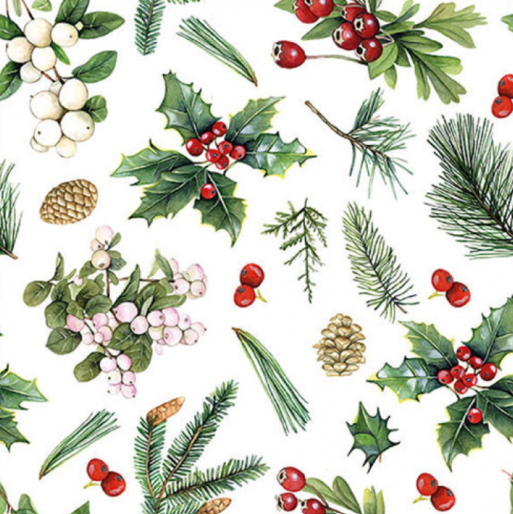 Servet - Winter greenery - small